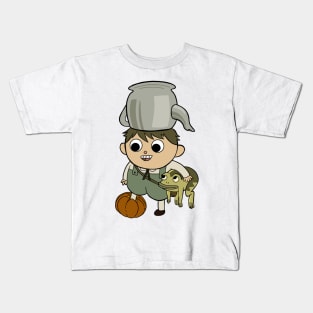 Greg with Pumpkin Kids T-Shirt